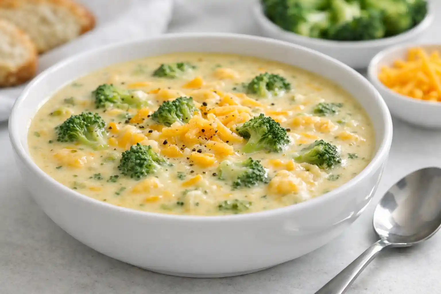 Creamy Broccoli Cheddar Soup