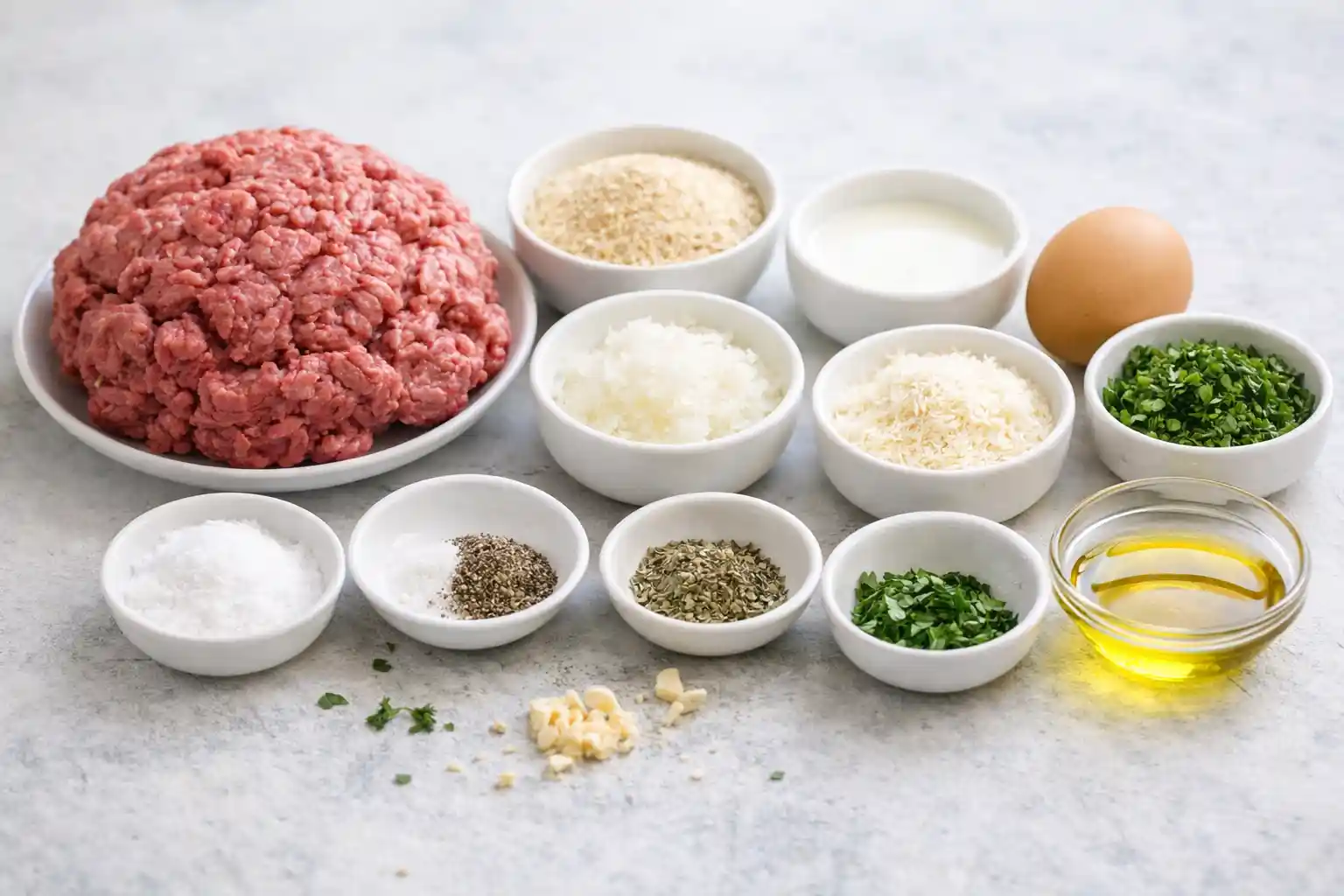 Homemade Meatball Recipe Ingredients