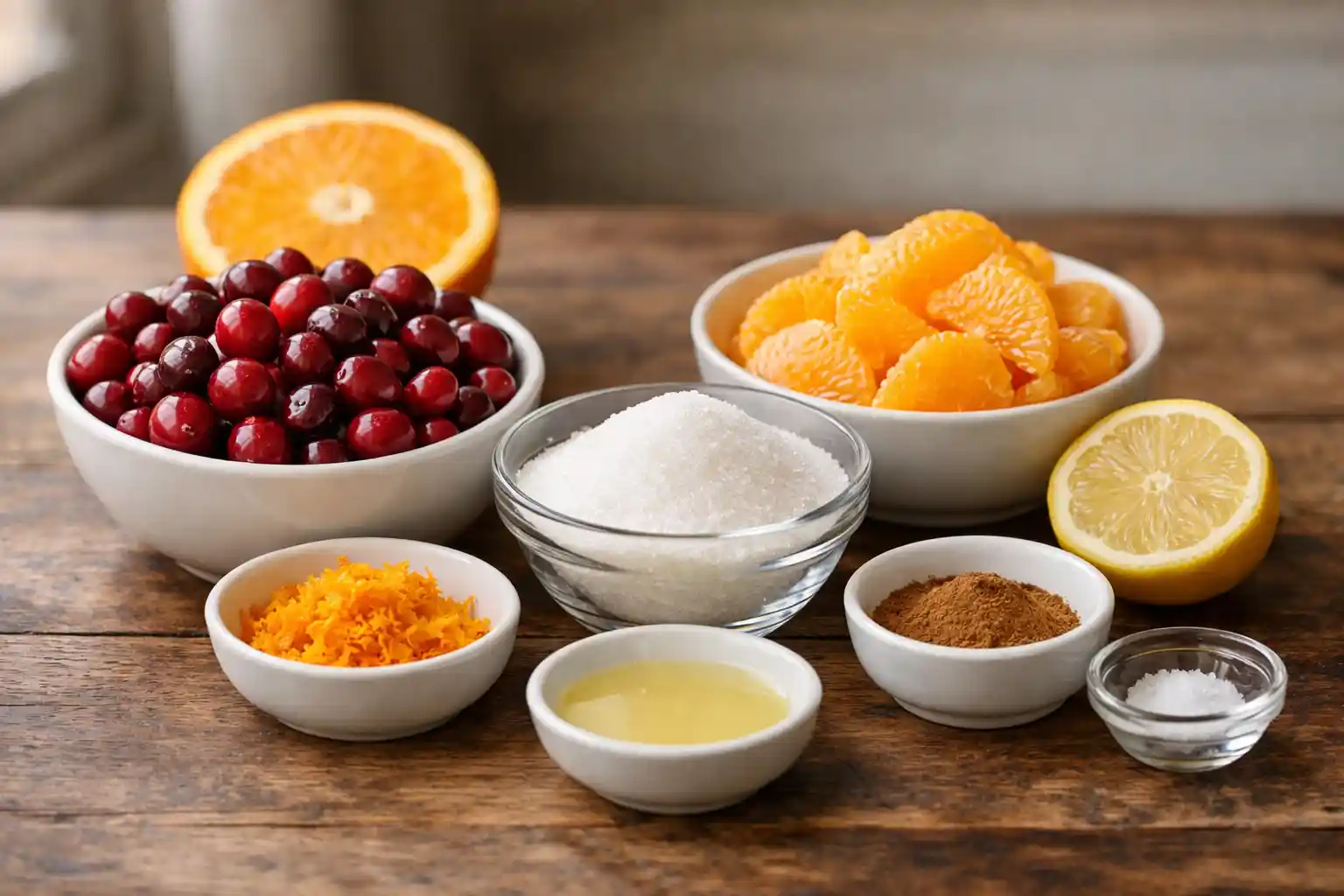 Orange and cranberry relish recipe ingredients