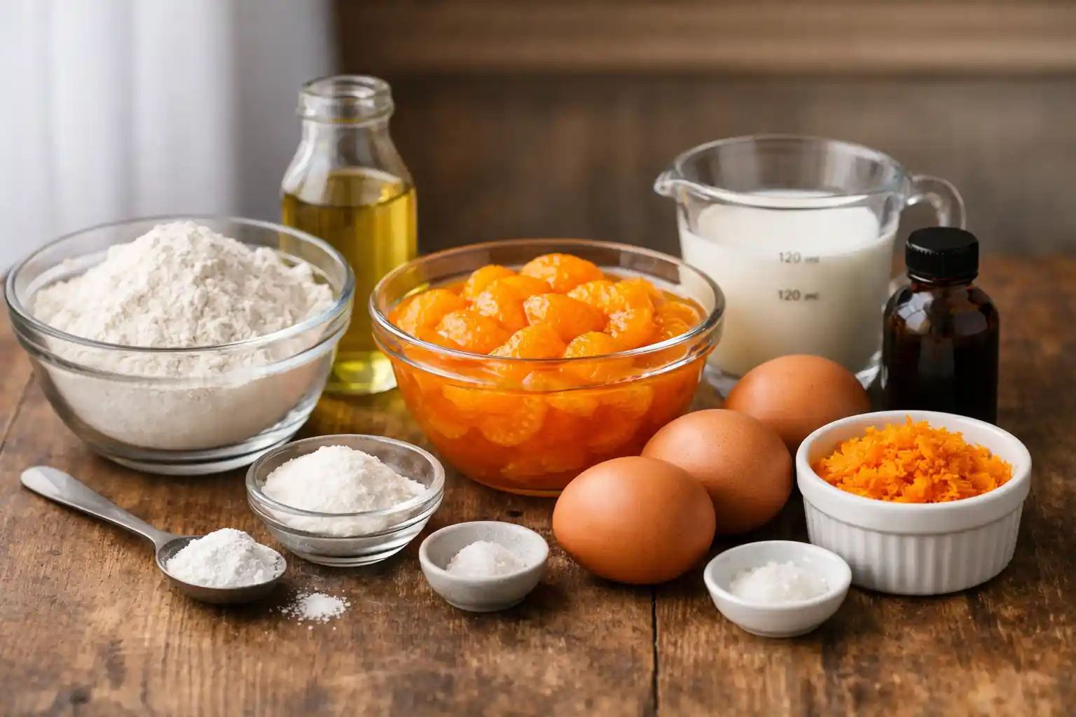 Mandarin orange cake recipe ingredients