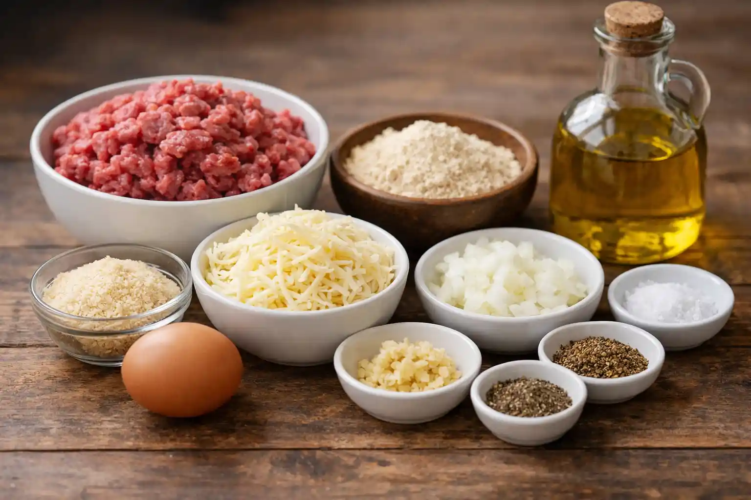 Keto Meatball Recipe Ingredients